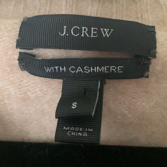 J. Crew Tan Cashmere/Wool Blend Sweater Size S - Picture 6 of 11
